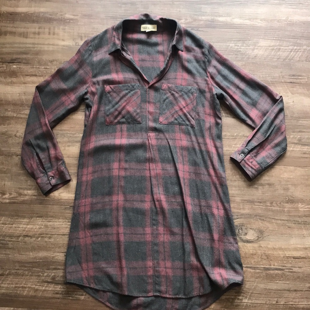 Flannel dress
